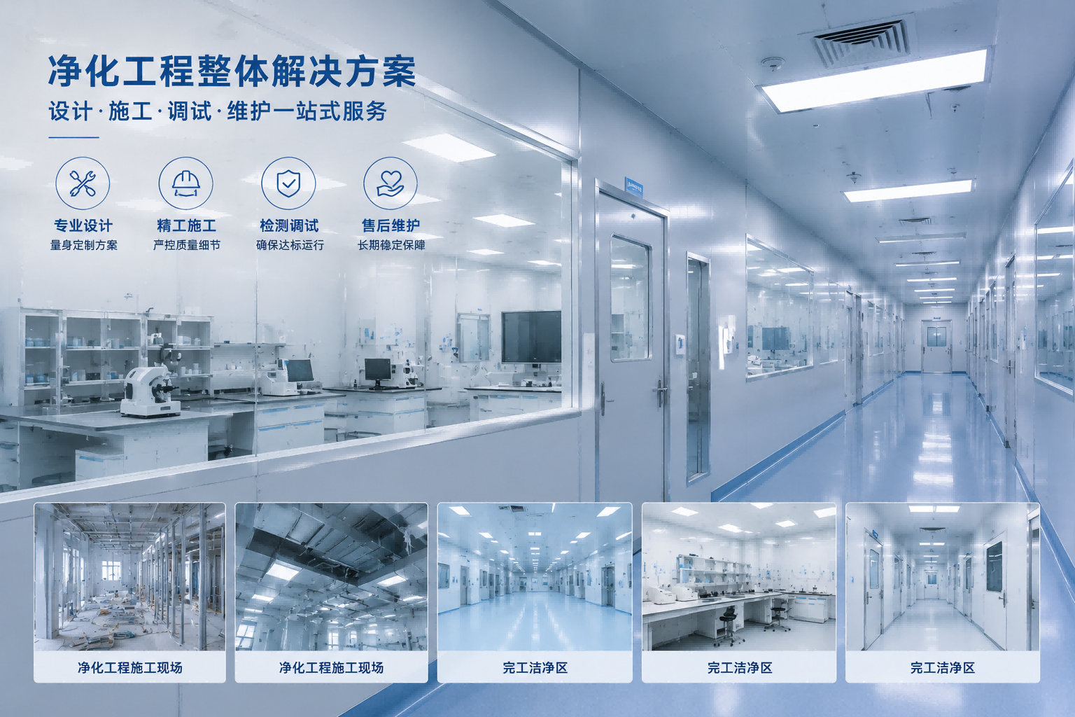 净化工程完工洁净区实拍